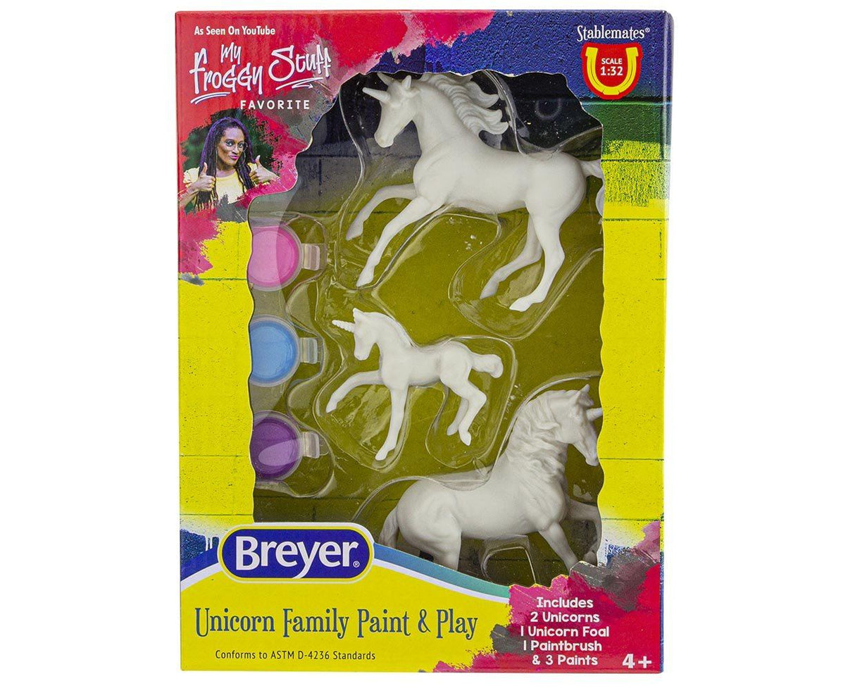 BREYER-UNICORN FAMILY PAINT AND PLAY