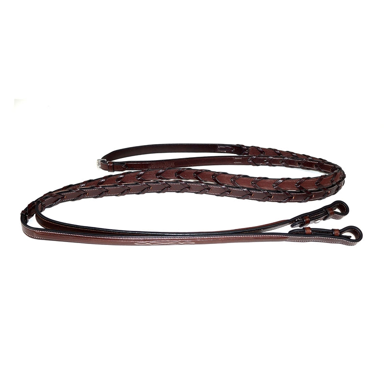 NUNN FINER RUBBER LINED LACED REINS