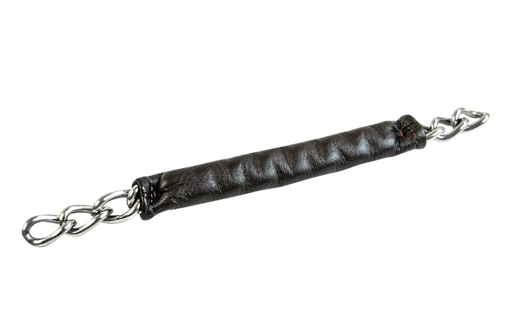WALSH LEATHER COVERED CURB CHAIN