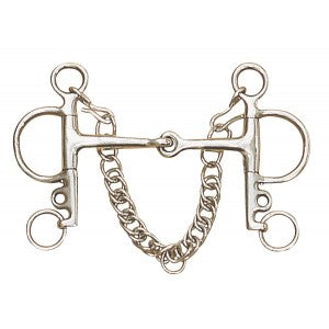 JOINTED EGGBUTT PELHAM BIT