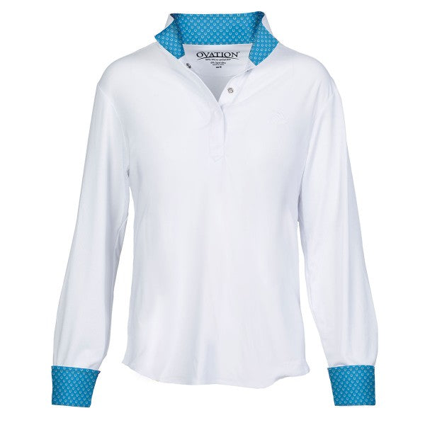 OVATION® ELLIE CHILD’S TECH SHOW SHIRT-LONG SLEEVE