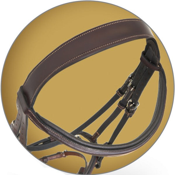 PRO Fancy Stitched Wide Nose Bridle Pessoa