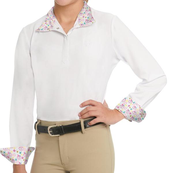 OVATION® ELLIE CHILD’S TECH SHOW SHIRT-LONG SLEEVE