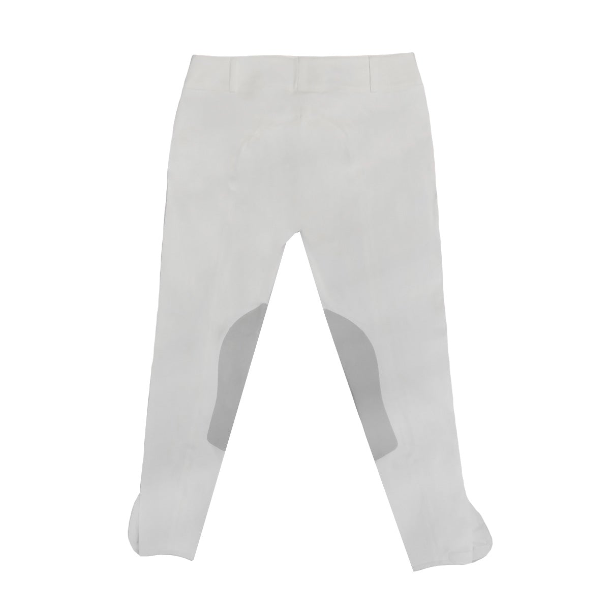 THE TAILORED SPORTSMAN LOW RISE FRONT ZIP BREECH -WHITE