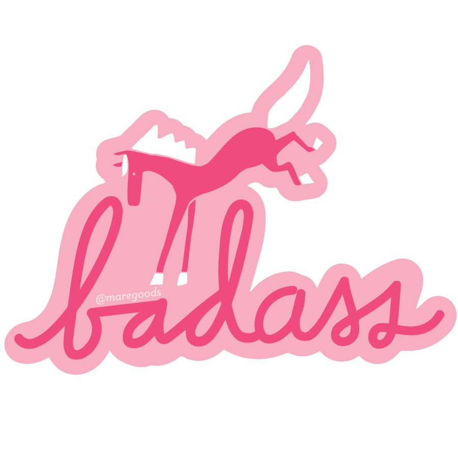 Sticker: Badass