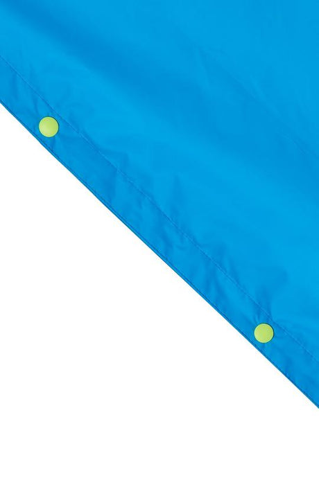 PONCHO PACKABLE WATERPROOF CAPE- NEON BLUE