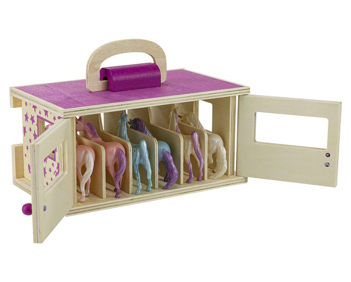 BREYER UNICORN MAGIC WOODEN CARRY CASE