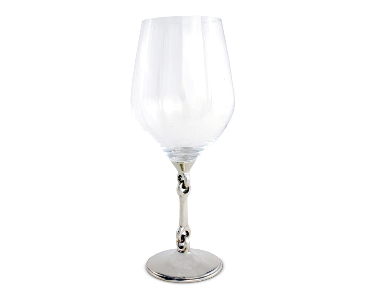 EQUESTRIAN BIT WINE GLASS