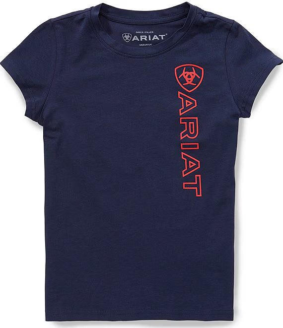 ARIAT® YOUTH VERTICAL LOGO TEE