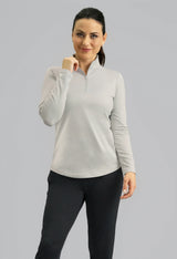 IBKUL IBKOMFORTABLE LS MOCK NECK TOP