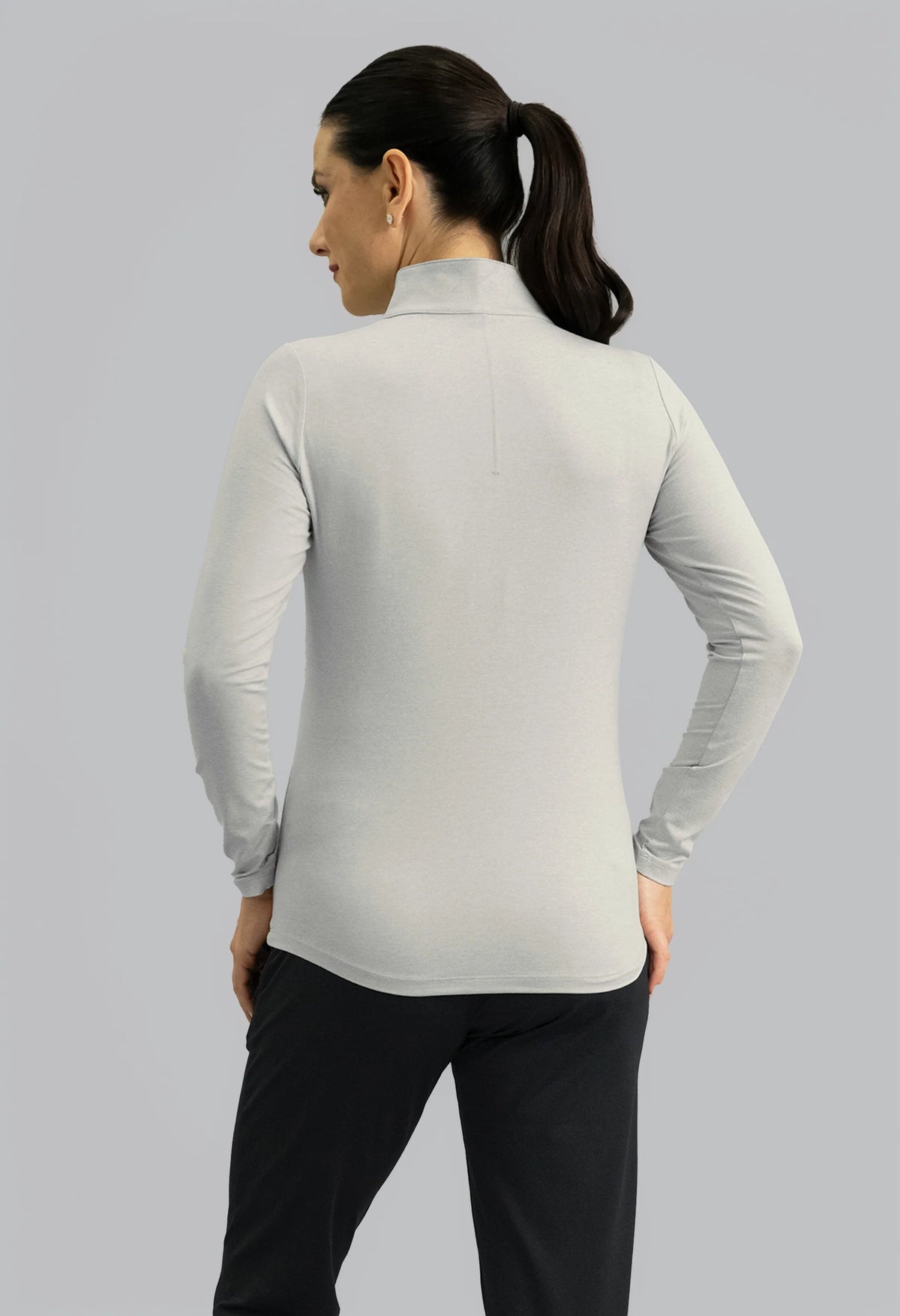 IBKUL IBKOMFORTABLE LS MOCK NECK TOP