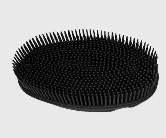 CHAMPION BRUSH BLACK RUBBER SUPER GROOM ESSENTIAL BRUSH