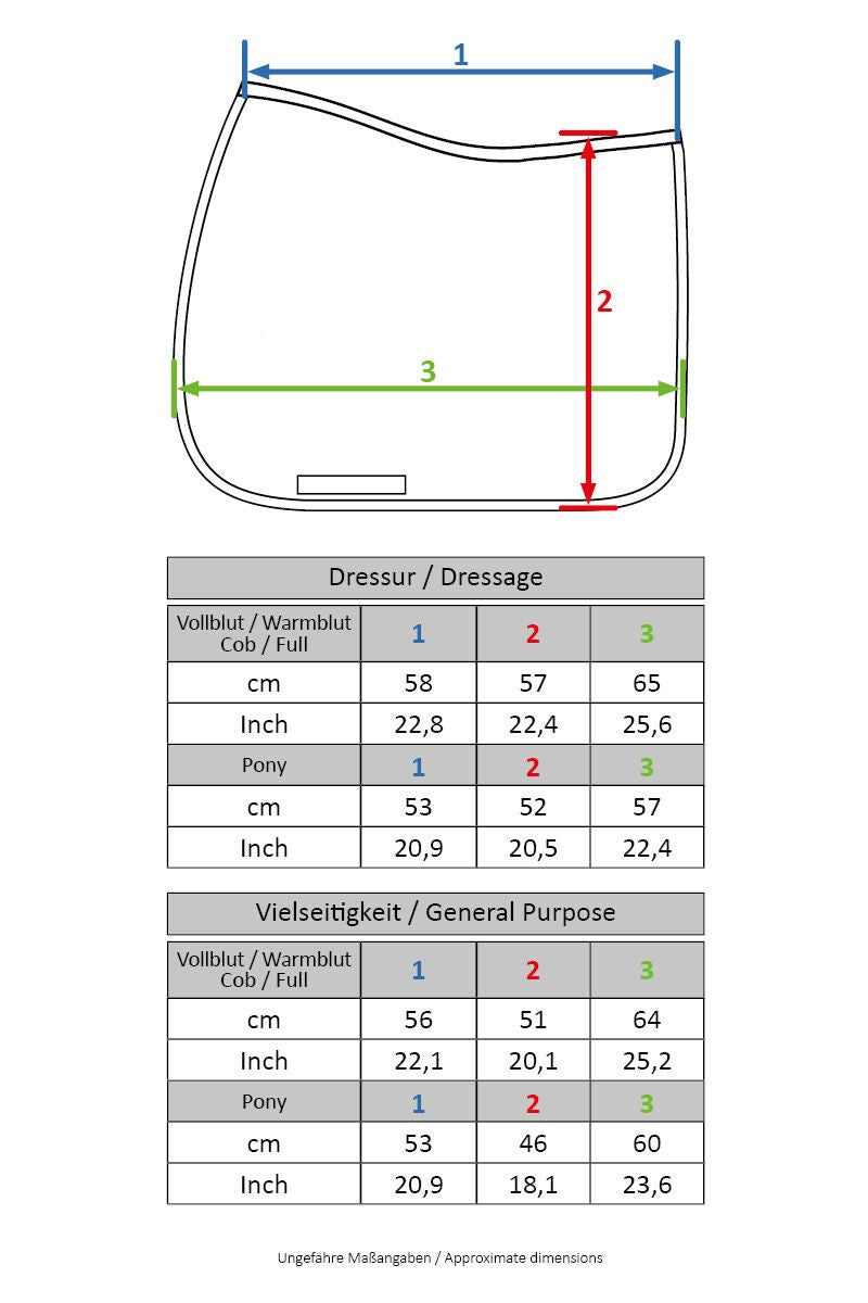 HKM NAPLES SADDLE PAD -GENERAL PURPOSE