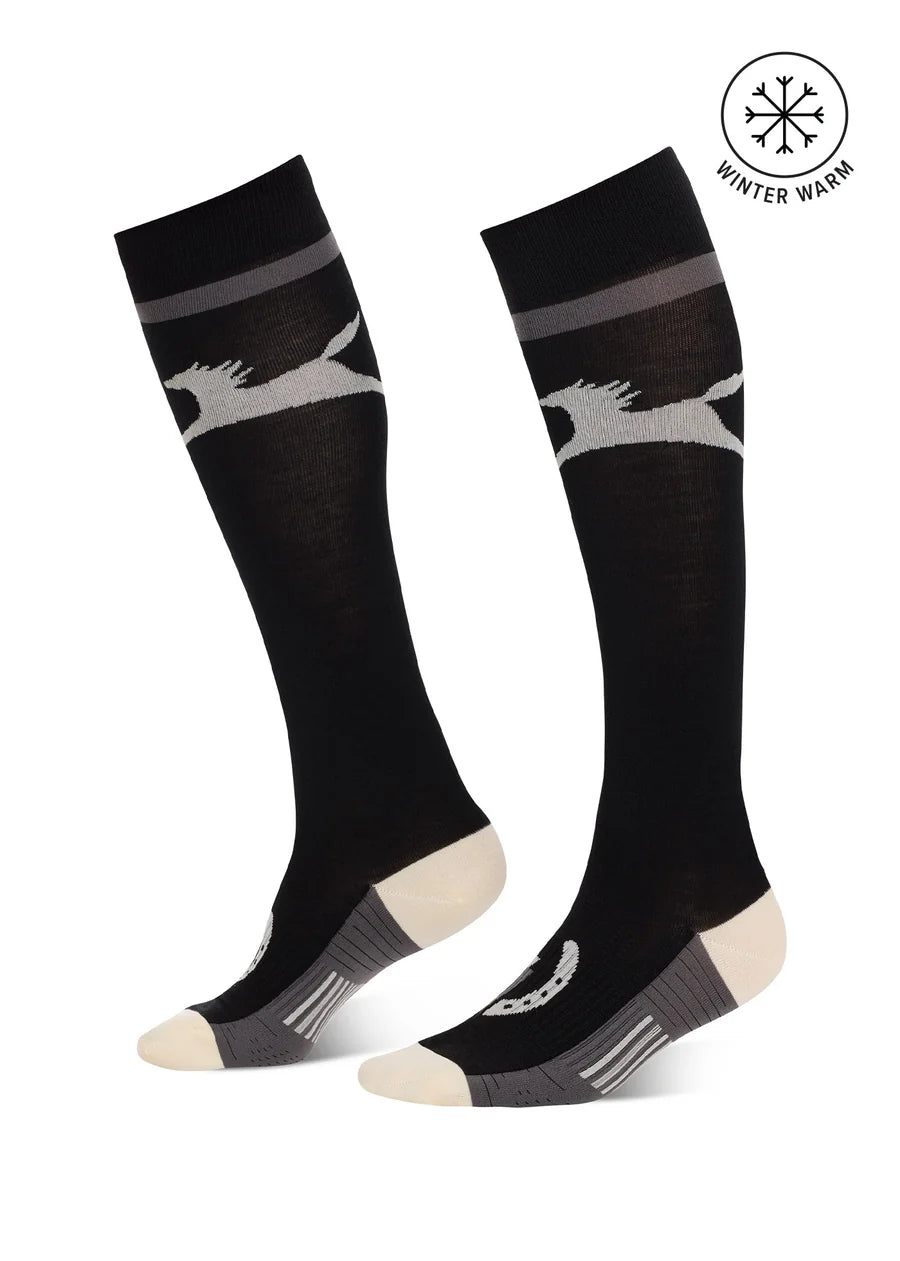 KERRITS® FLYING HORSE WOOL KNEE-HI SOCKS