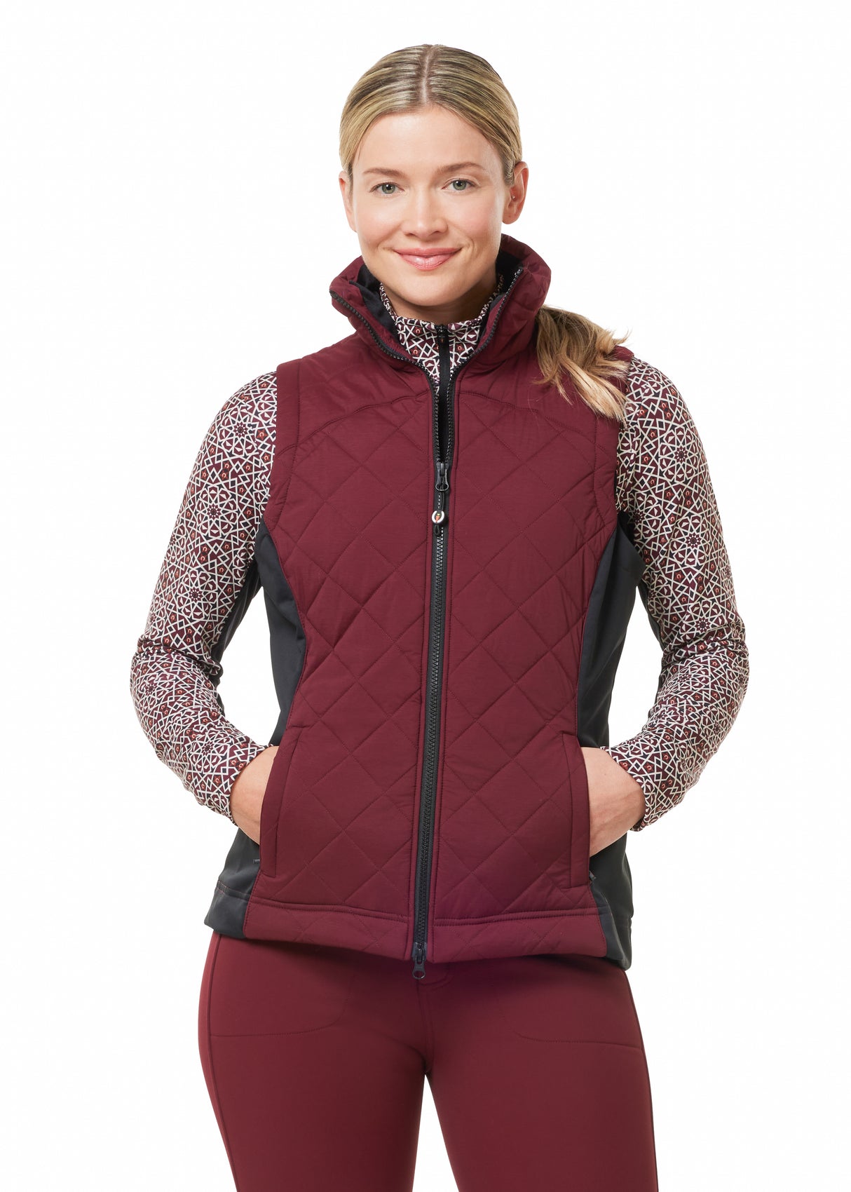 KERRITS FULL MOTION QUILTED VEST - SOLID