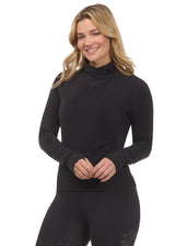 KERRITS WRAP NECK TECH TOP