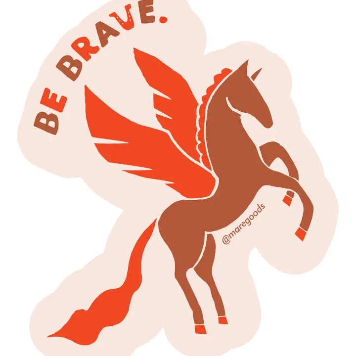 Brave Pegasus Sticker