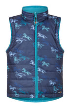 Load image into Gallery viewer, KERRITS KIDS PONY TRACKS REVERSIBLE QUILTED VEST
