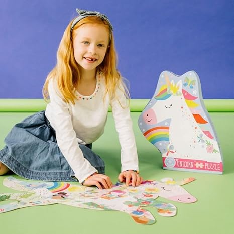 RAINBOW UNICORN 40PC JIGSAW PUZZLE By FLOSS & ROCK