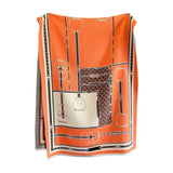 AWST INT'L STIRRUPS ACRYLIC CASHMERE SCARF