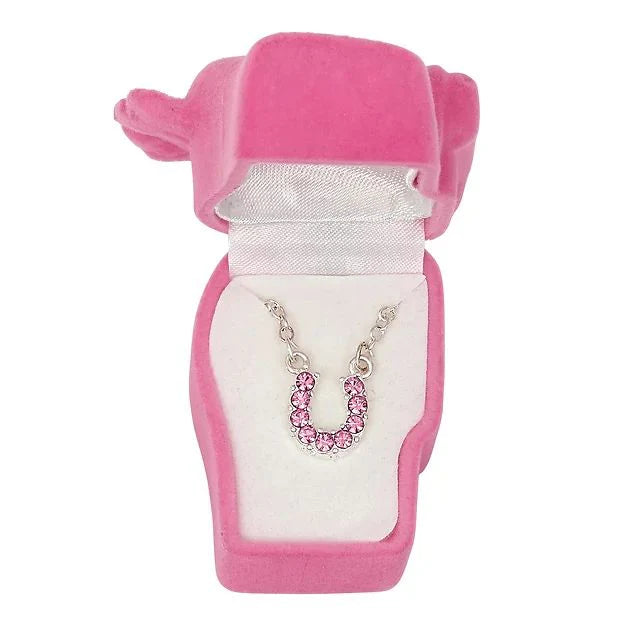 AWST RHINESTONE HORSESHOE NECKLACE