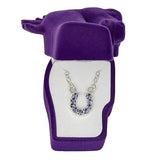 AWST RHINESTONE HORSESHOE NECKLACE