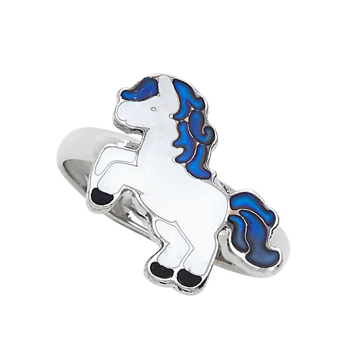 COLORFUL HORSES MOOD RING