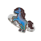 COLORFUL HORSES MOOD RING
