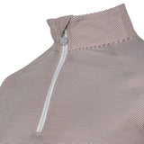 Dapplebay Stripe LS  1/4 Zip Riding Top