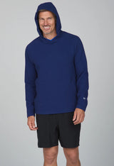 IBKUL SOLID POPCORN STITCH HOODY