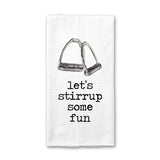 Kitchen Towel -Stirrup Some Fun