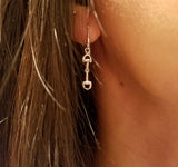 TINY SNAFFLE BIT EARRINGS