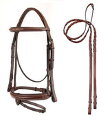 ADT STARMAN BRIDLE WITH RAISED FANCY LACED REINS