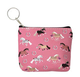 AWST INT'L LILA PUFF PONY COIN PURSE