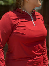 THE TAILORED SPORTSMAN ICEFIL® LONG SLEEVE ZIP TOP