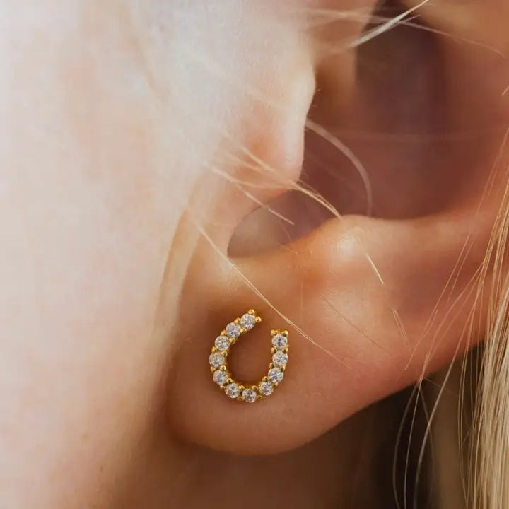 LUCKY HORSESHOE EARRINGS
