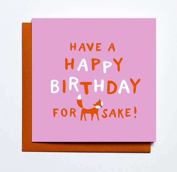 Card: Foxy Birthday