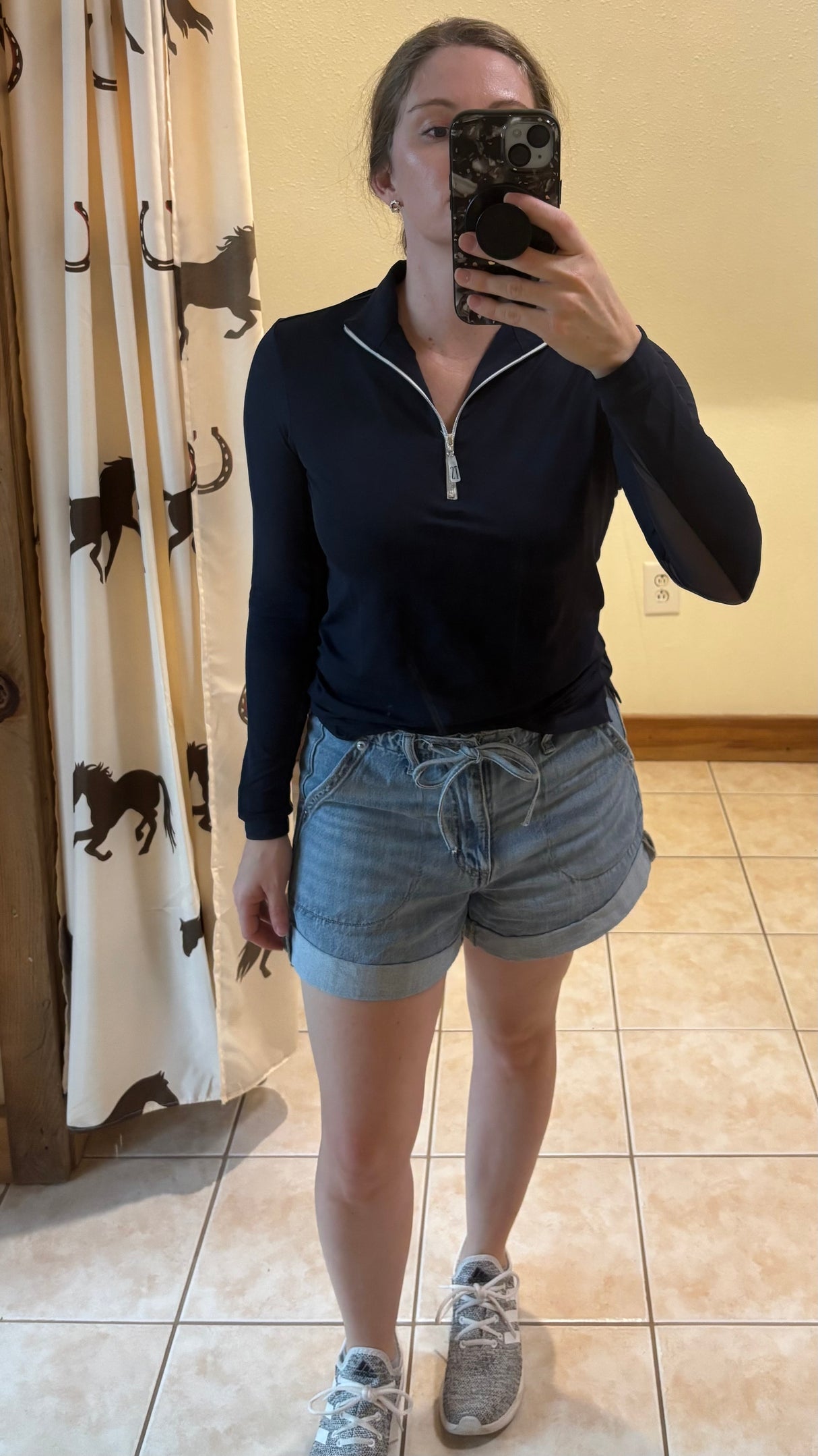 THE TAILORED SPORTSMAN ICEFIL® LONG SLEEVE ZIP TOP