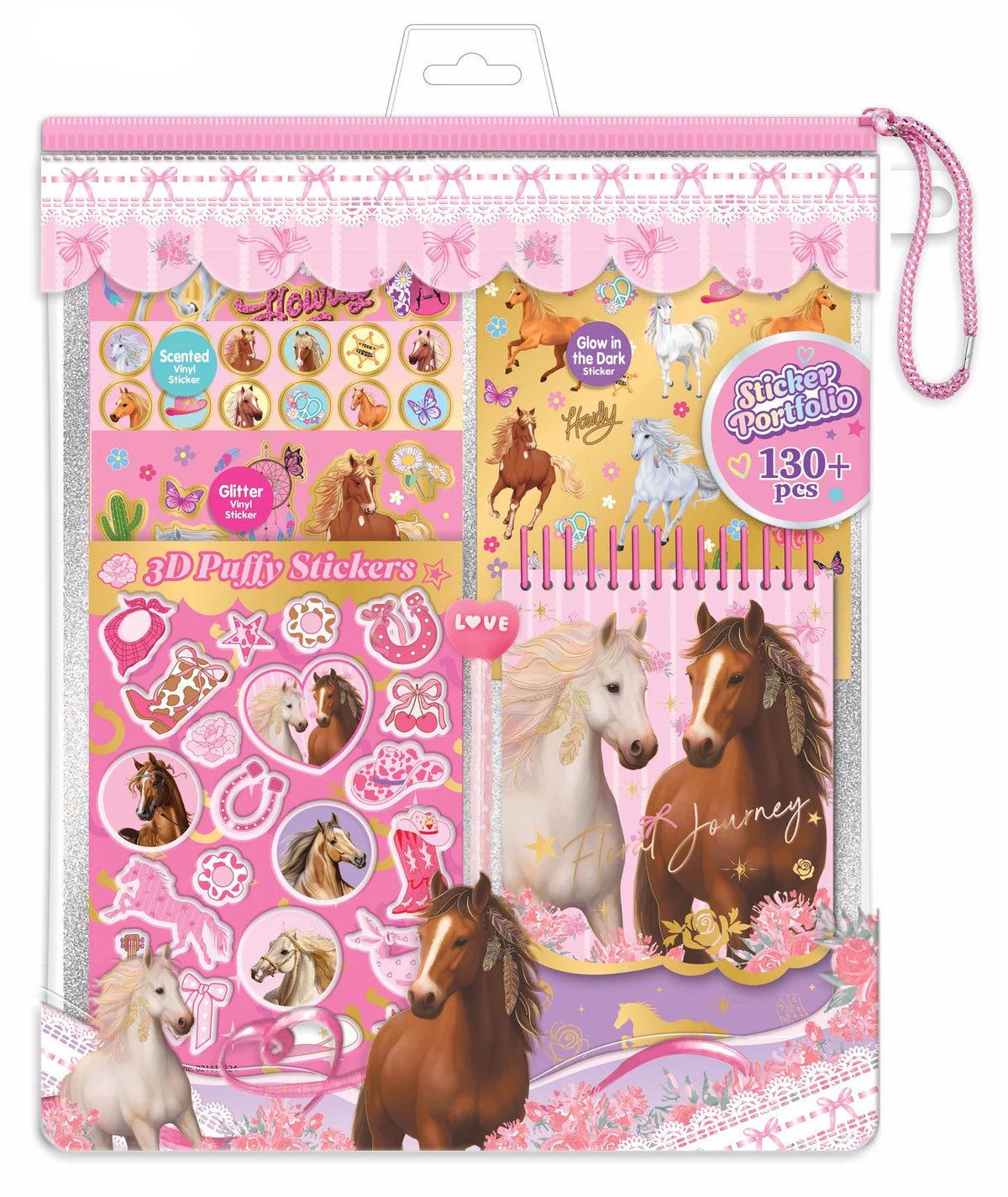 ROSEY HORSE STICKER PORTFOLIO
