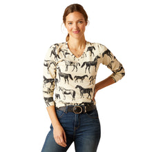 Load image into Gallery viewer, ARIAT® WOMEN&#39;S SEPIA EQUINE LS TEE
