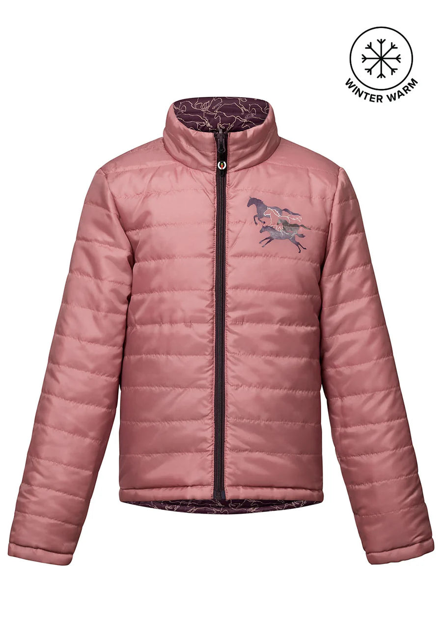 KERRITS KIDS ROUND UP REVERSIBLE QUILTED JACKET