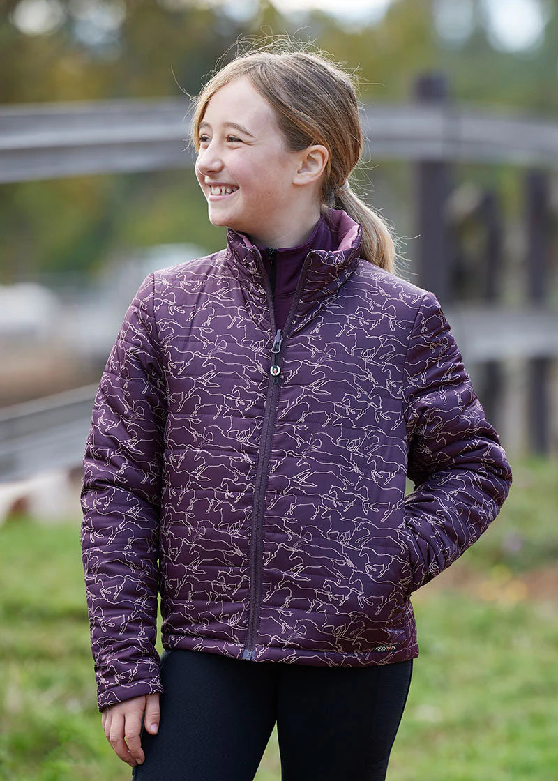 KERRITS KIDS ROUND UP REVERSIBLE QUILTED JACKET