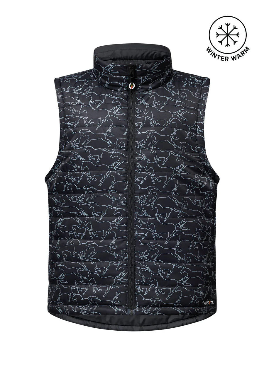 KERRITS KIDS ROUND UP REVERSIBLE QUILTED VEST