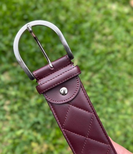 THE TAILORED SPORTSMAN QUILTED LEATHER C BELT