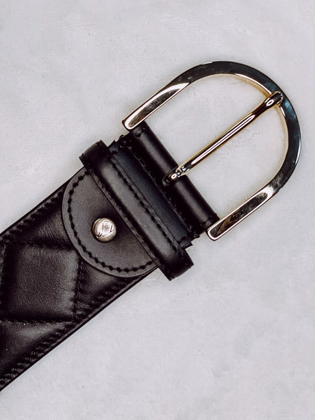 THE TAILORED SPORTSMAN QUILTED LEATHER C BELT