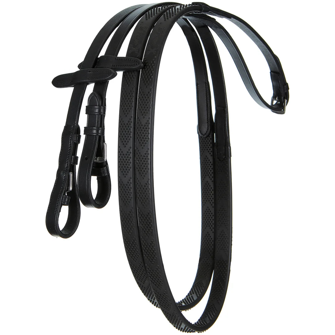 RHC KRISS RUBBER REINS WITH HOOKS