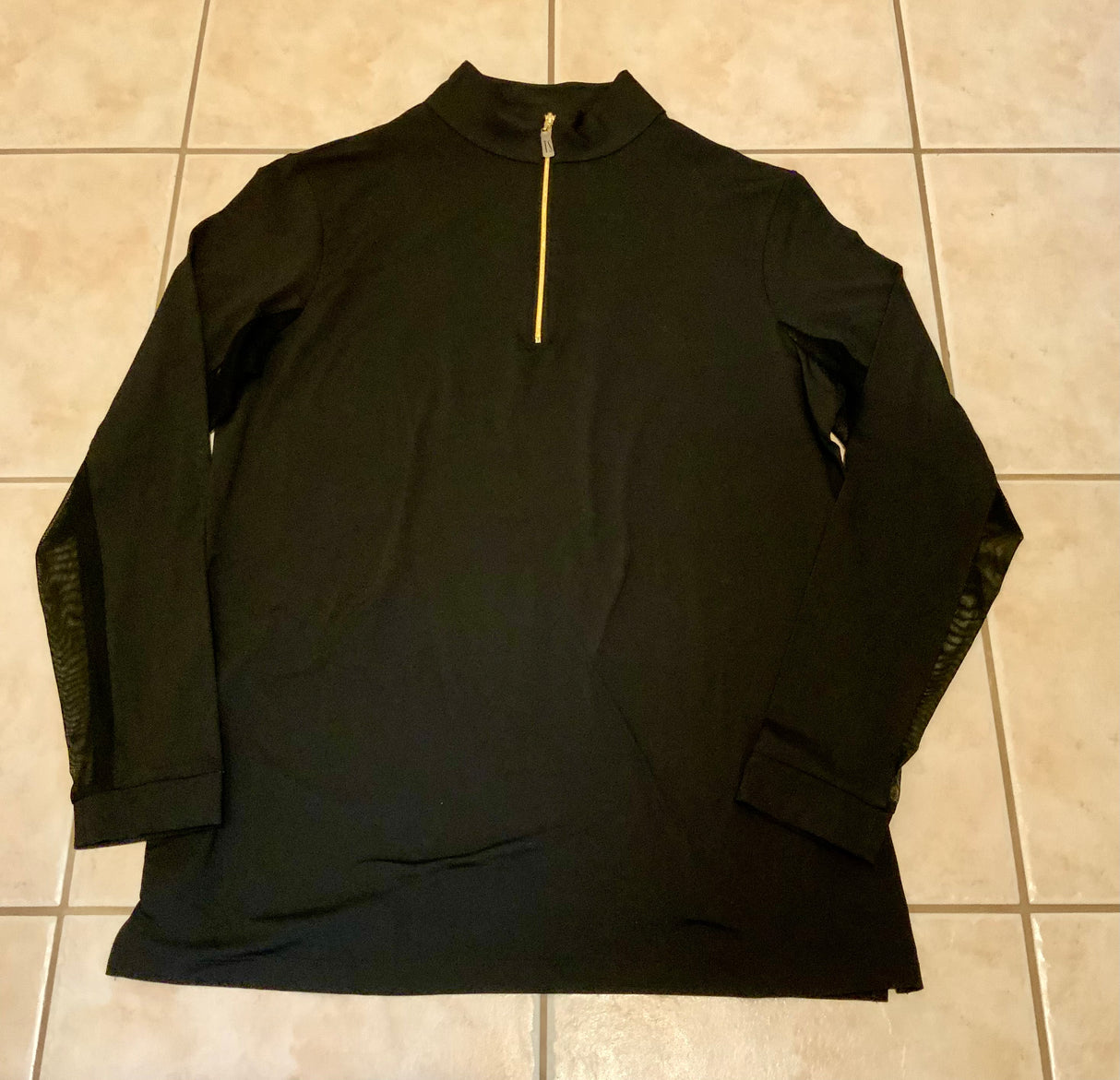 THE TAILORED SPORTSMAN ICE FIL L/S SUN SHIRT - BLACK