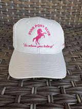 "PINK PONY CLUB" PERFORATED 110 RICHARDSON HAT