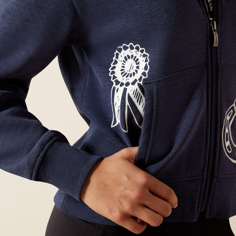 ARIAT® KIDS' SPIFFY FULL ZIP SWEATSHIRT