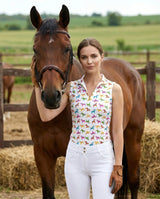 DANCING EQUESTRIAN LUCKY DALA SLEEVELESS SHIRT